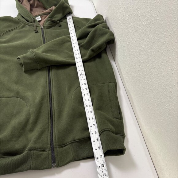 Columbia Full Zip Jacket Mens XL Olive Green Hood Pockets Outdoor Hiking - Picture 9 of 10